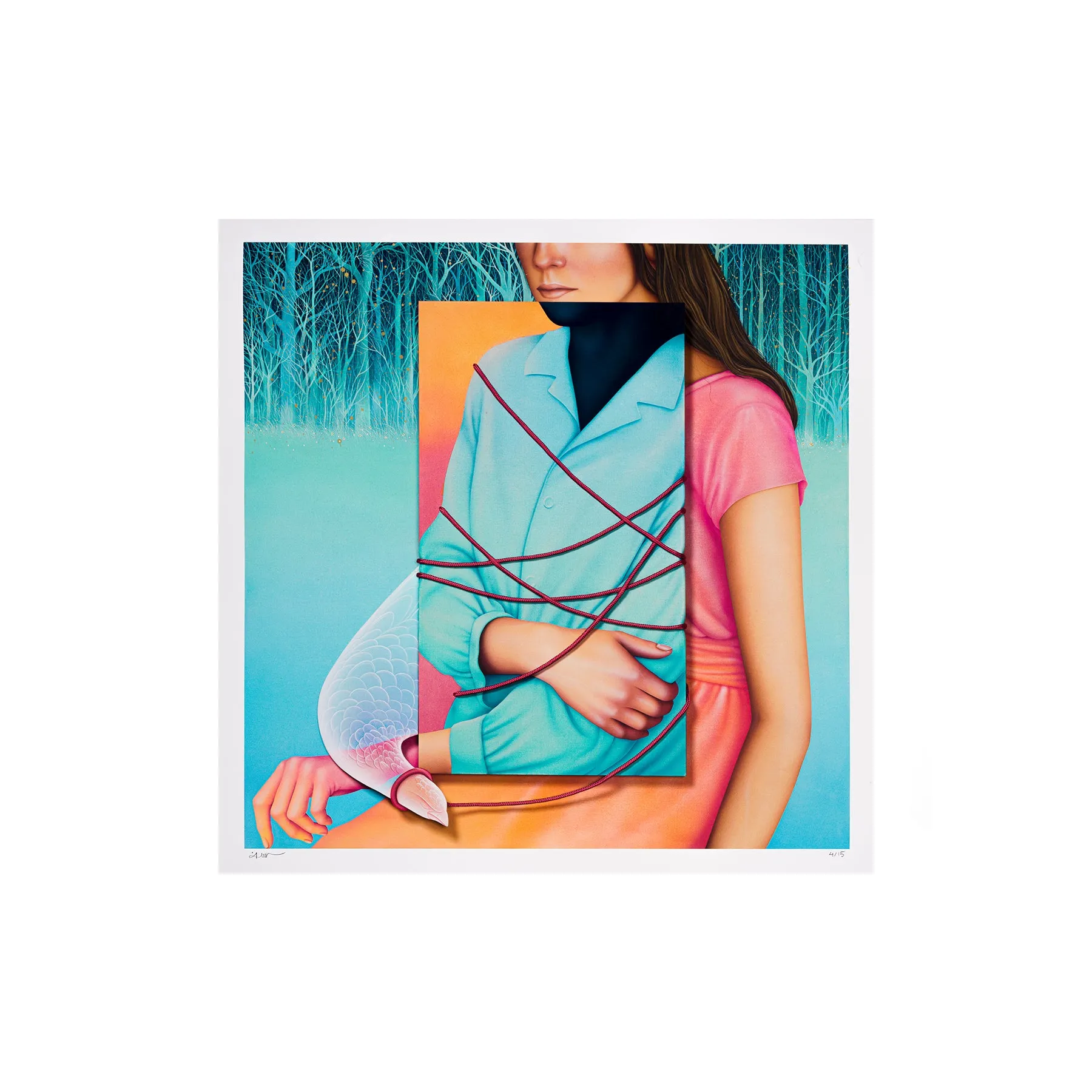 Arghavan Khosravi, The Entrapment, 2022; Limited Edition Print