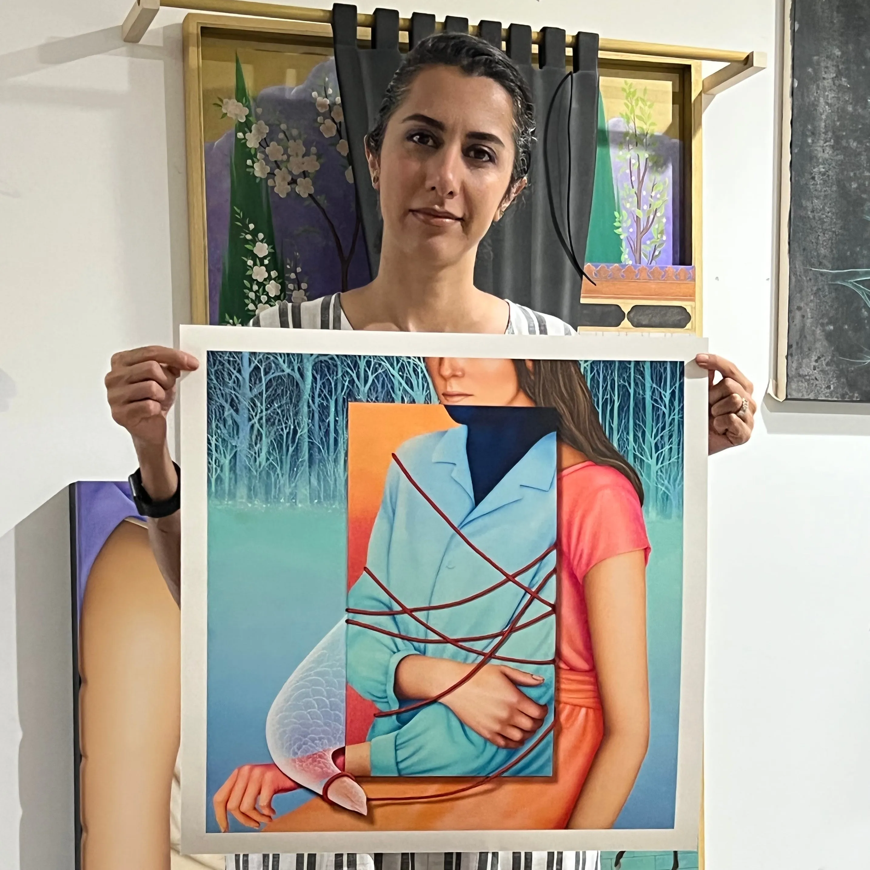 Arghavan Khosravi, The Entrapment, 2022; Limited Edition Print