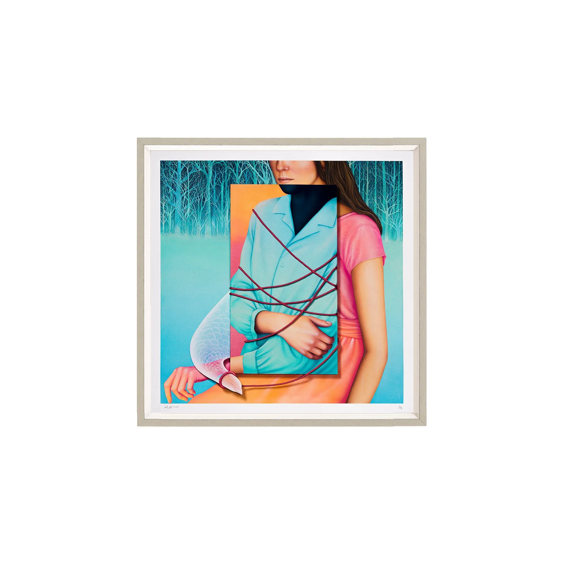Arghavan Khosravi, The Entrapment, 2022; Limited Edition Print