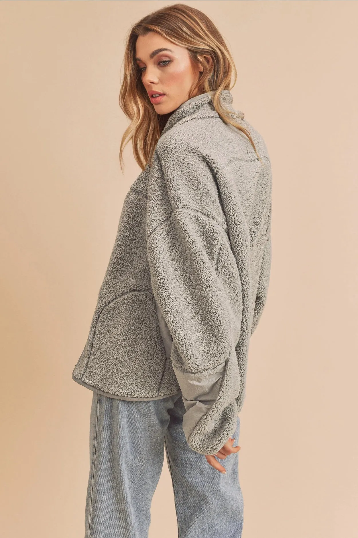 Ashby Zip-Up - Gray