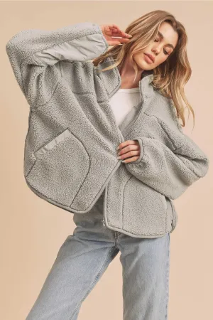 Ashby Zip-Up - Gray