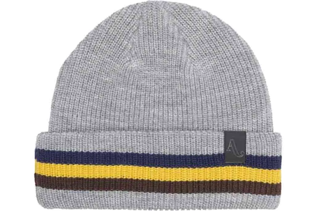 Autumn Simple Cuff Beanie Grey