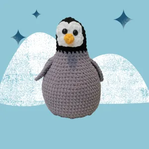 Baby Penguin Plush Toy, Handmade Crochet