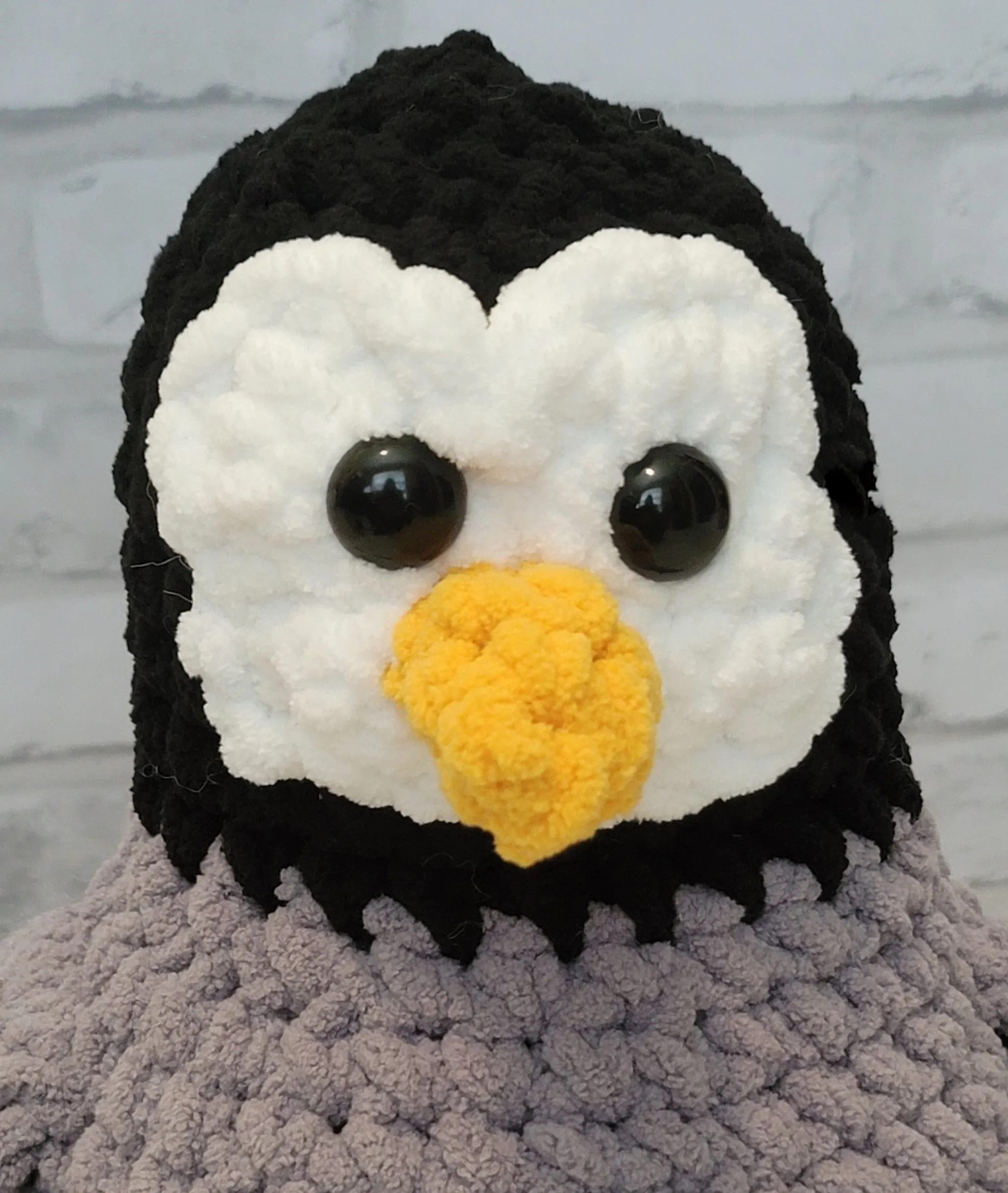Baby Penguin Plush Toy, Handmade Crochet
