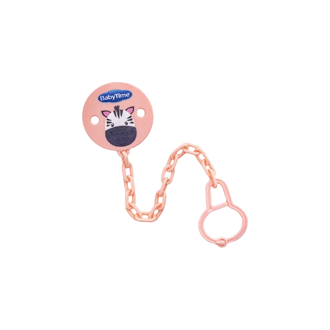 Baby Time Patterned Soother Chain - 3 Colors