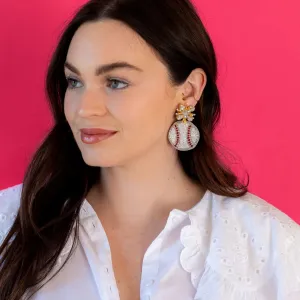 Baseball Earrings
