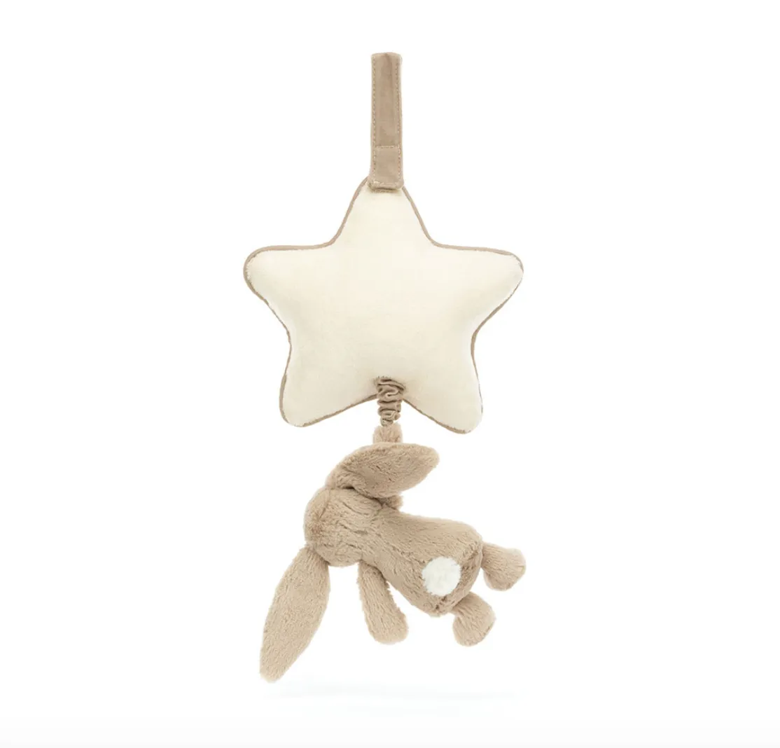 Bashful Bunny Musical Pull | Beige