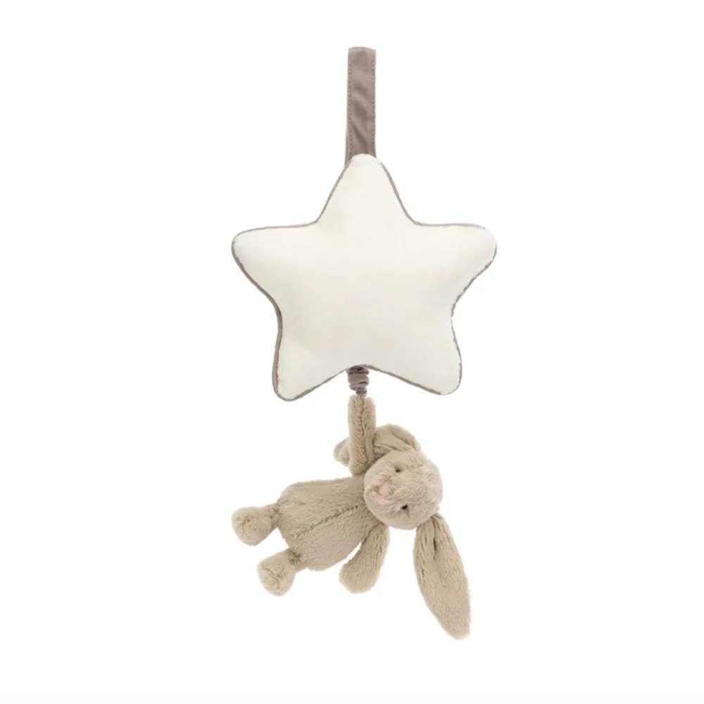 Bashful Bunny Musical Pull | Beige