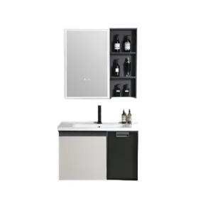 Bathroom Luxury 80cm Wall-Mounted Vanity Cabinet - 109