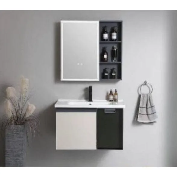 Bathroom Luxury 80cm Wall-Mounted Vanity Cabinet - 109