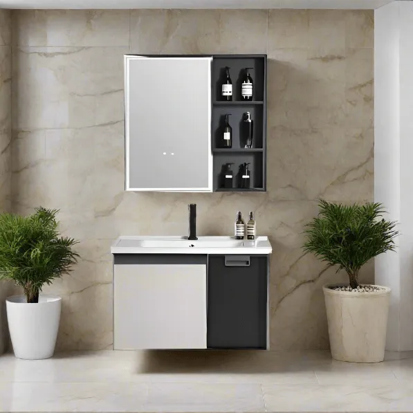 Bathroom Luxury 80cm Wall-Mounted Vanity Cabinet - 109