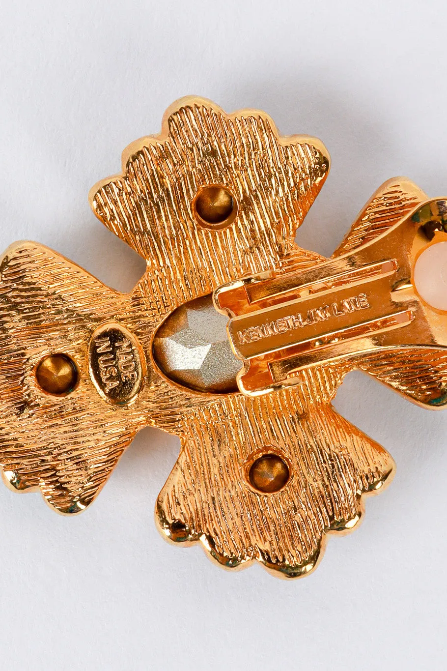 Beaded Byzantine Cross Earrings