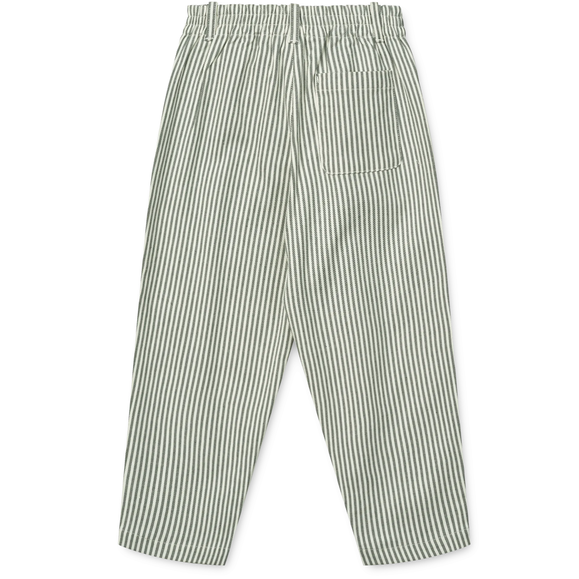 Beal Stripe Pants (Stripe Whale Blue / Creme de la Creme)