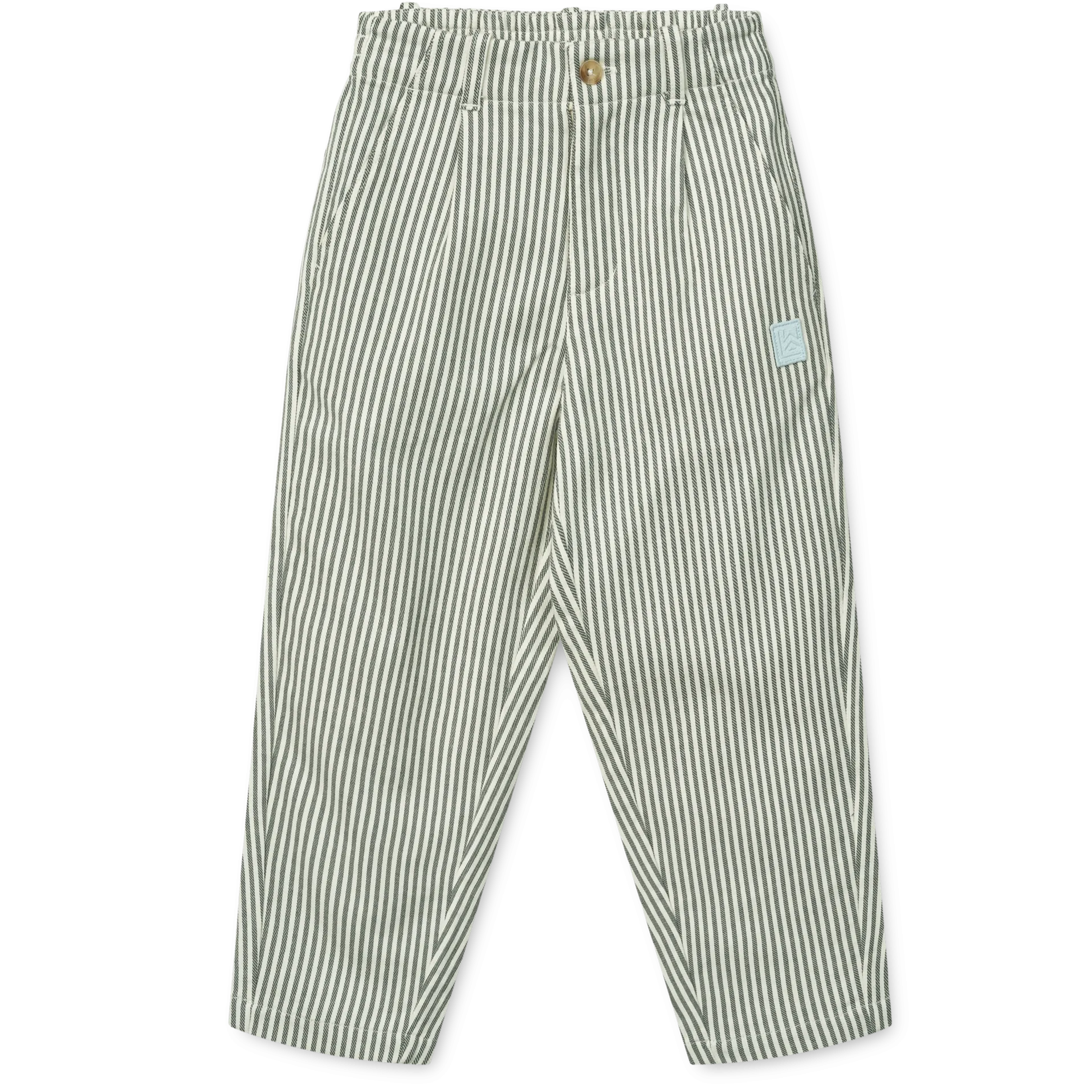 Beal Stripe Pants (Stripe Whale Blue / Creme de la Creme)