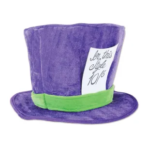 Beistle Mad Hatter Hat  (1/Poly Bag) Party Supply Decoration : Alice In Wonderland