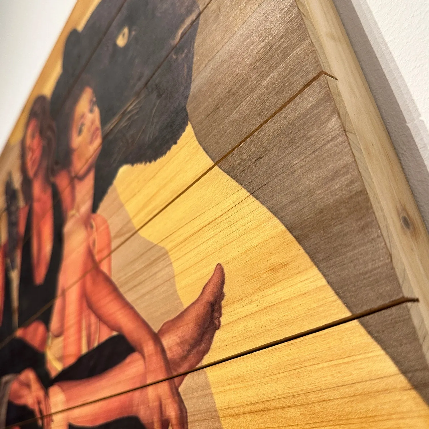 BENEVOLENT SEDUCTION - Wood Pallet Print