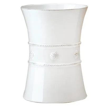 Berry & Thread Utensil Crock/Wine Cooler Whitewash