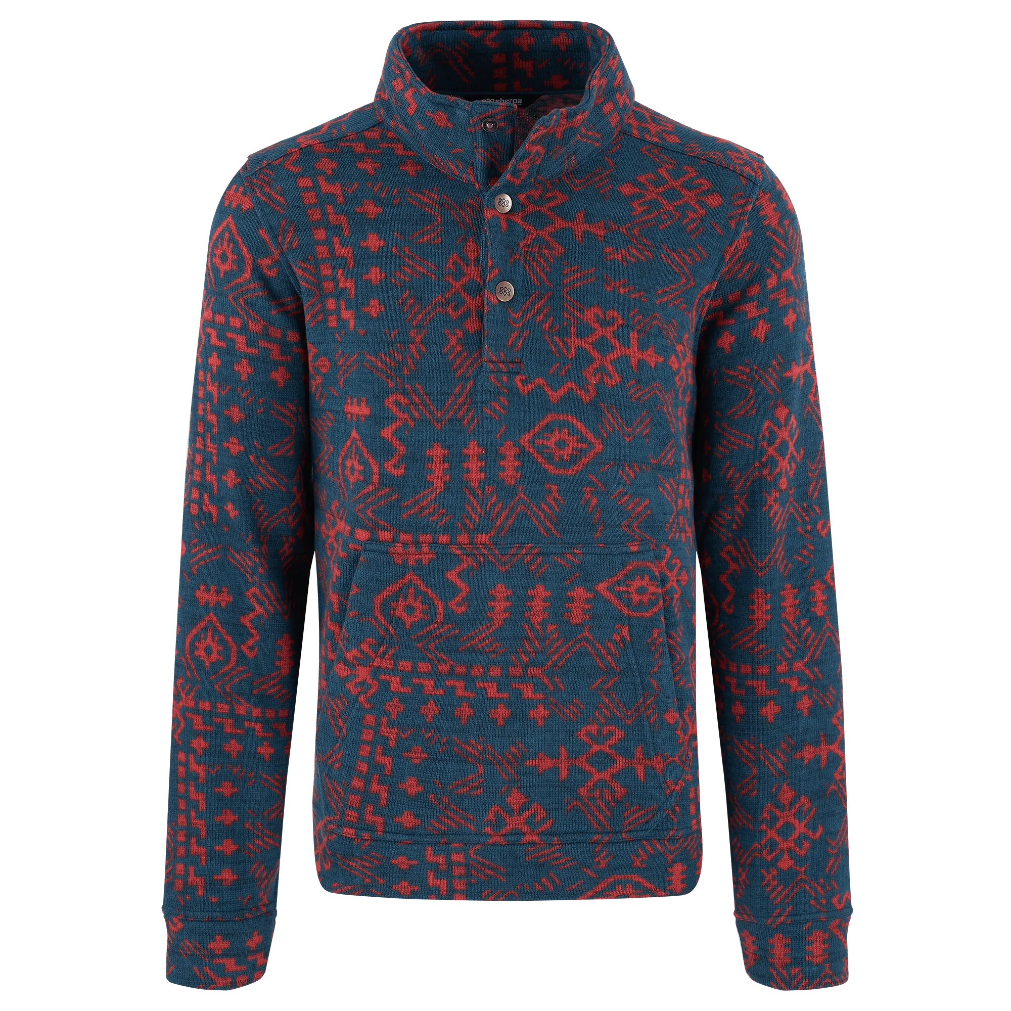 Bhutan Pullover - Neelo Blue Abstract
