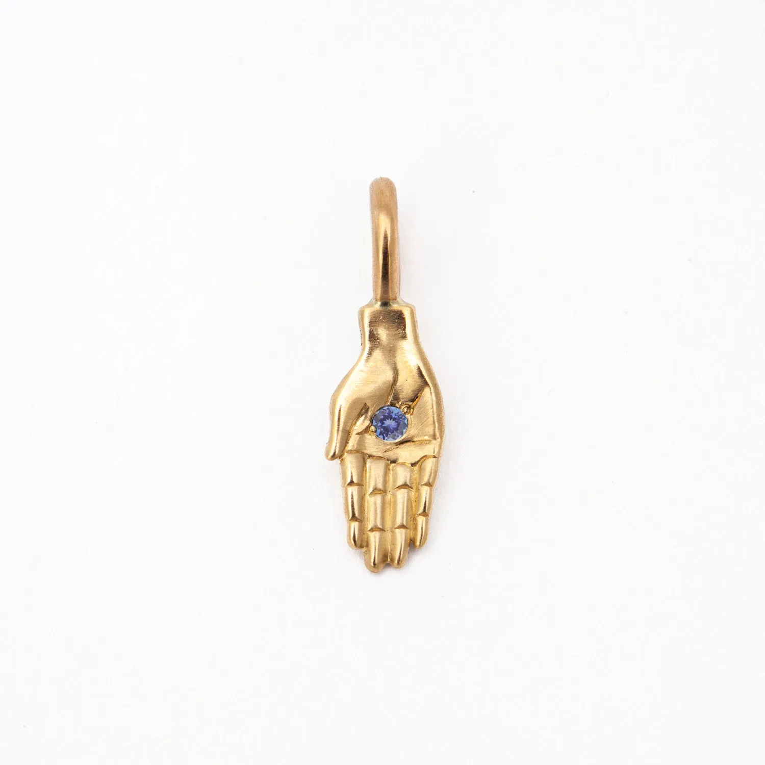 Birthstone Open Hand Mini Charm