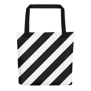 Black & White Stripes Tote bag