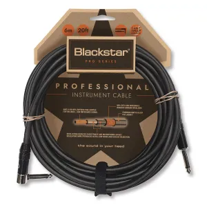 Blackstar Pro Series 6m Instrument Cable, Straight/Angled