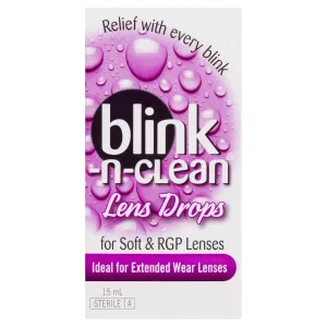 Blink-N-Clean Lens Drops 15mL