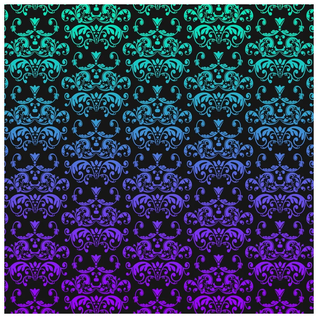 Blue and Purple Dark Ombre Heat Transfer Heat Transfer Vinyl Sheet