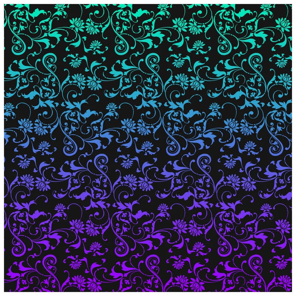 Blue and Purple Dark Ombre Heat Transfer Heat Transfer Vinyl Sheet