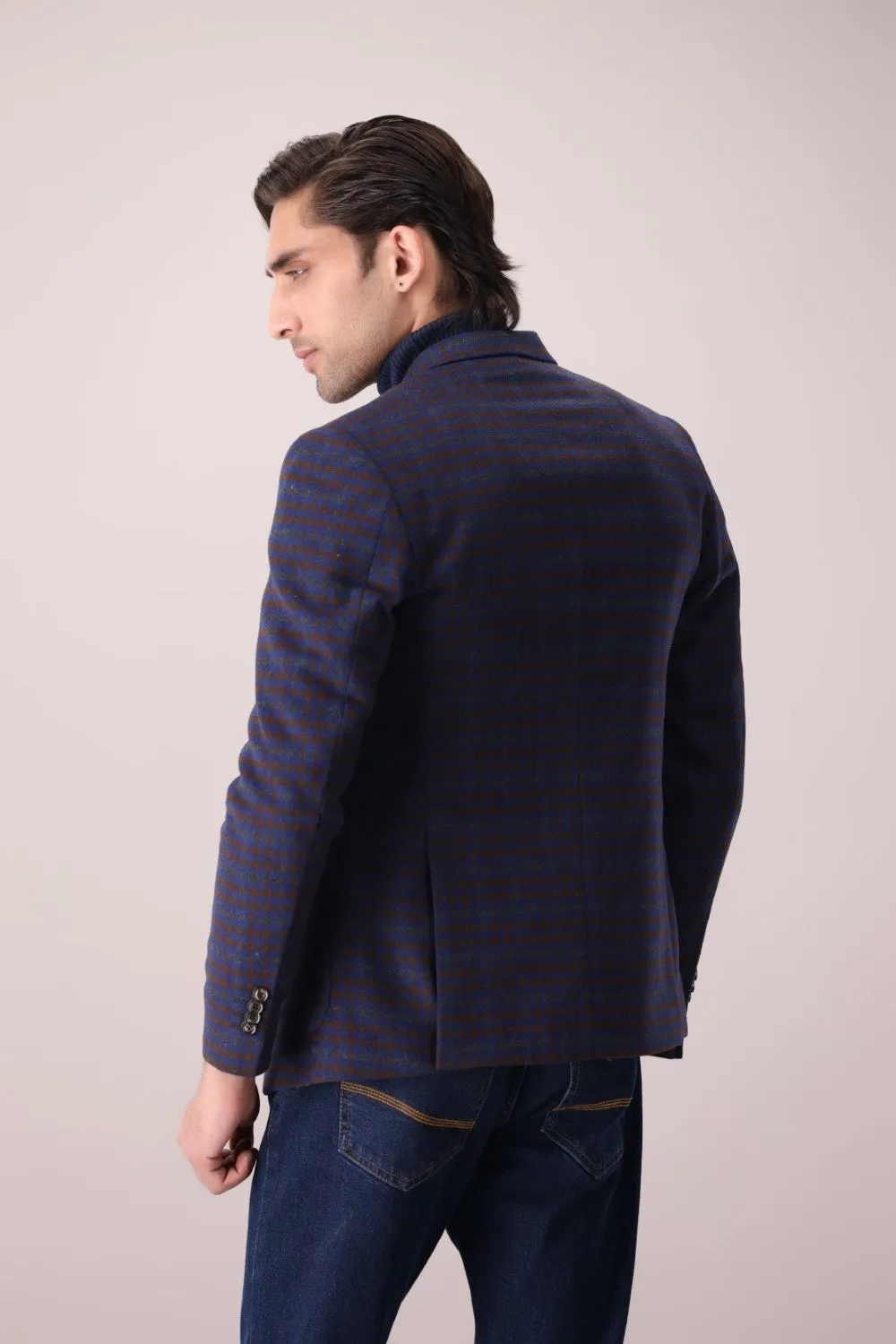 Blue Check Blazer