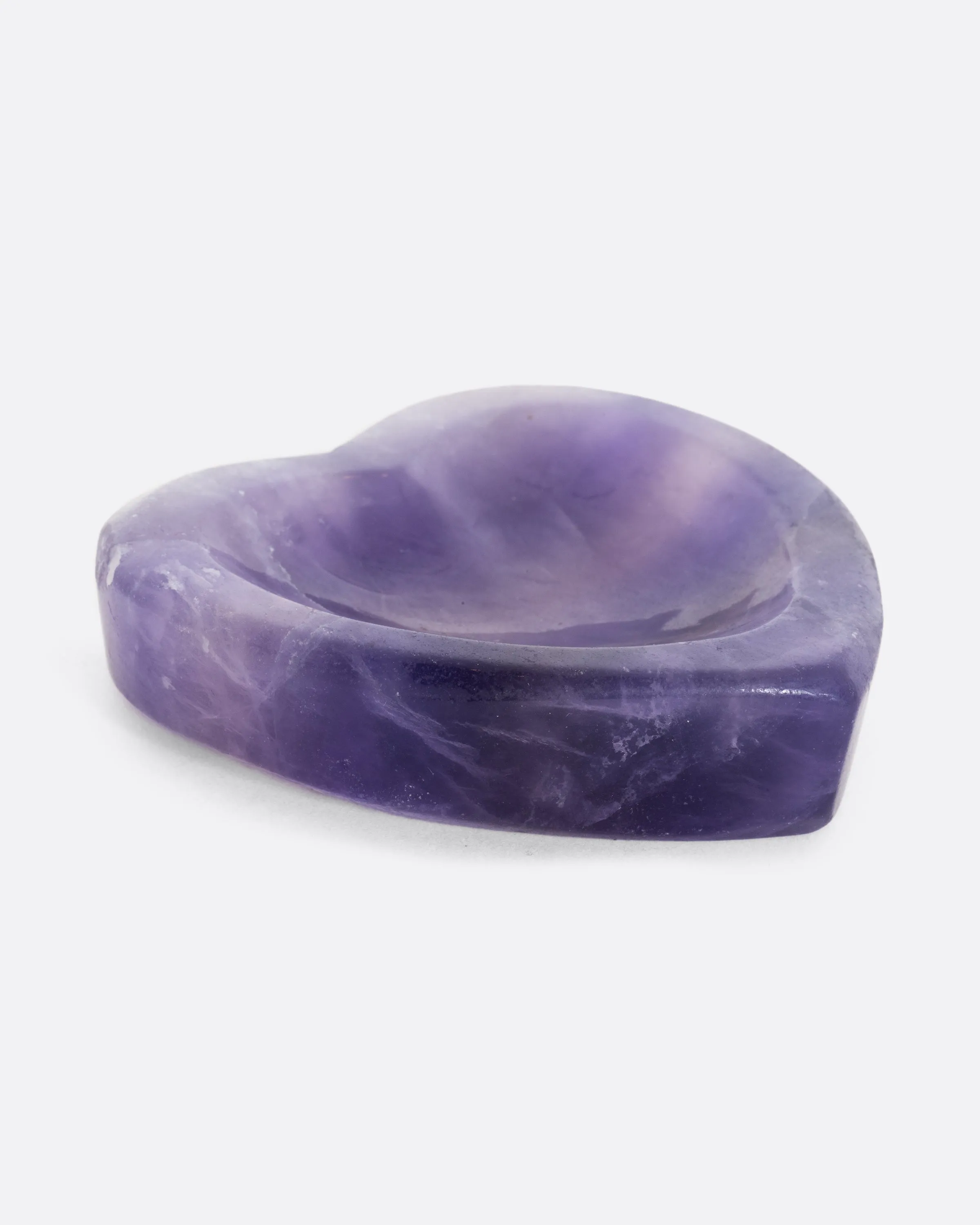 Blue Fluorite Heart Shaped Bowl