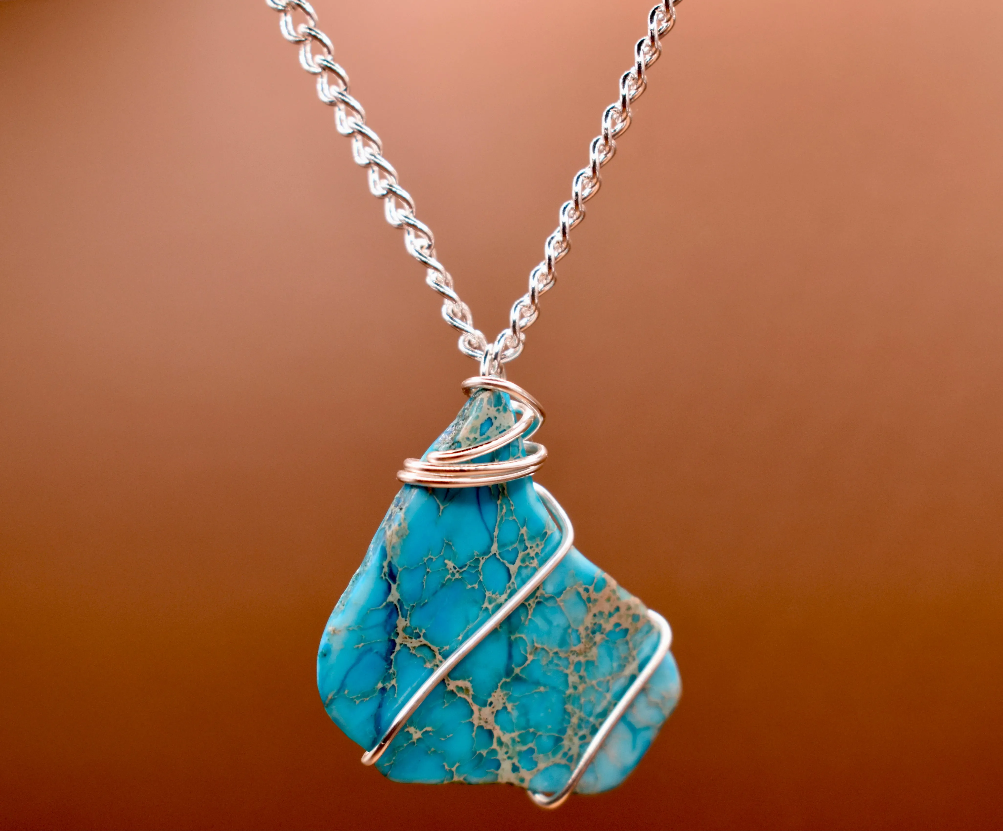 Blue Jasper Necklace