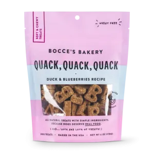 Bocce's Bakery Quack, Quack, Quack Soft & Chewy Dog Treats