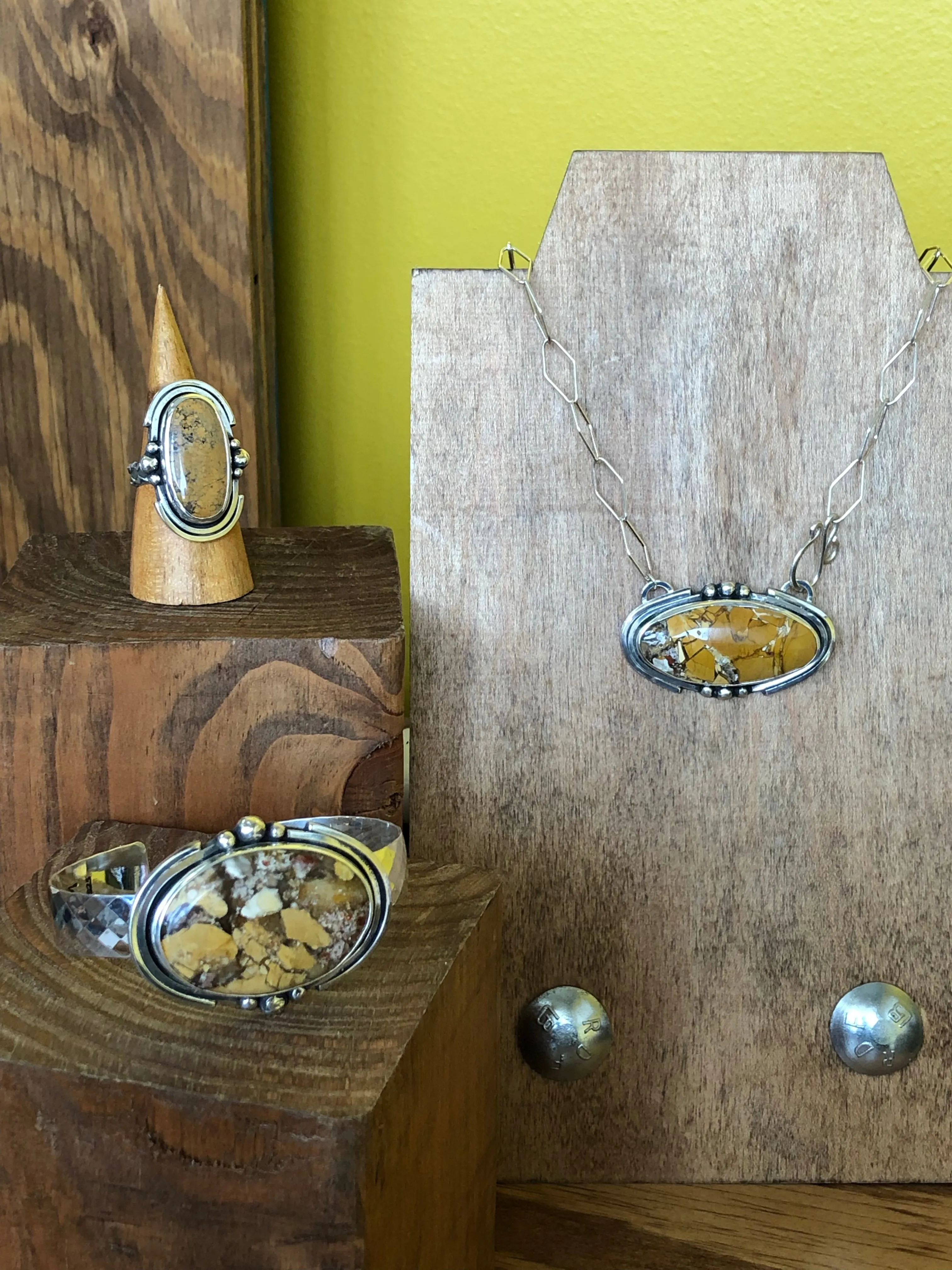 Brecciated Mookaite Cuff Bracelet