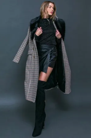 British Check Coat