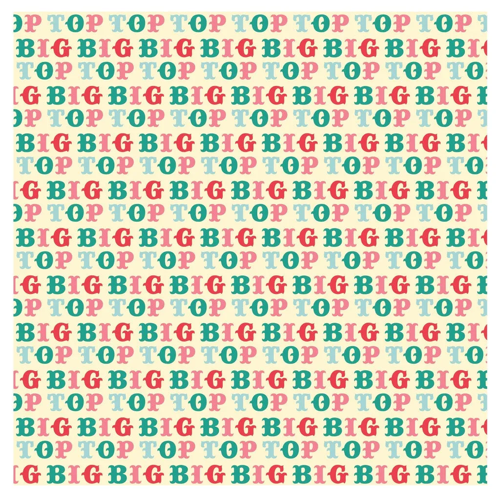 Bubblegum Circus Adhesive Adhesive Vinyl Sheet