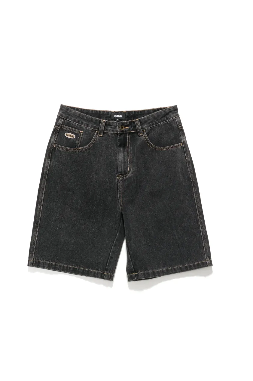 Bull Denim 91 Short Washed Black
