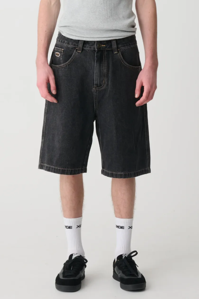 Bull Denim 91 Short Washed Black