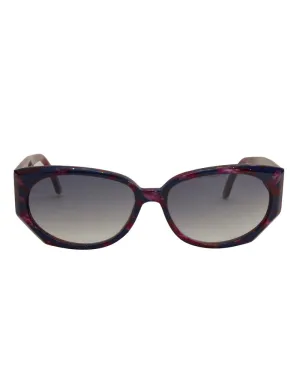 Burgundy & navy blue sunglasses