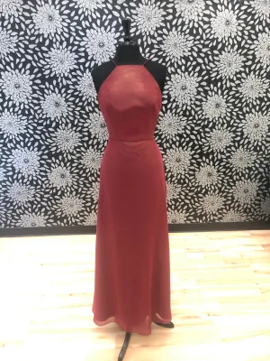 Burgundy Shimmer Dress
