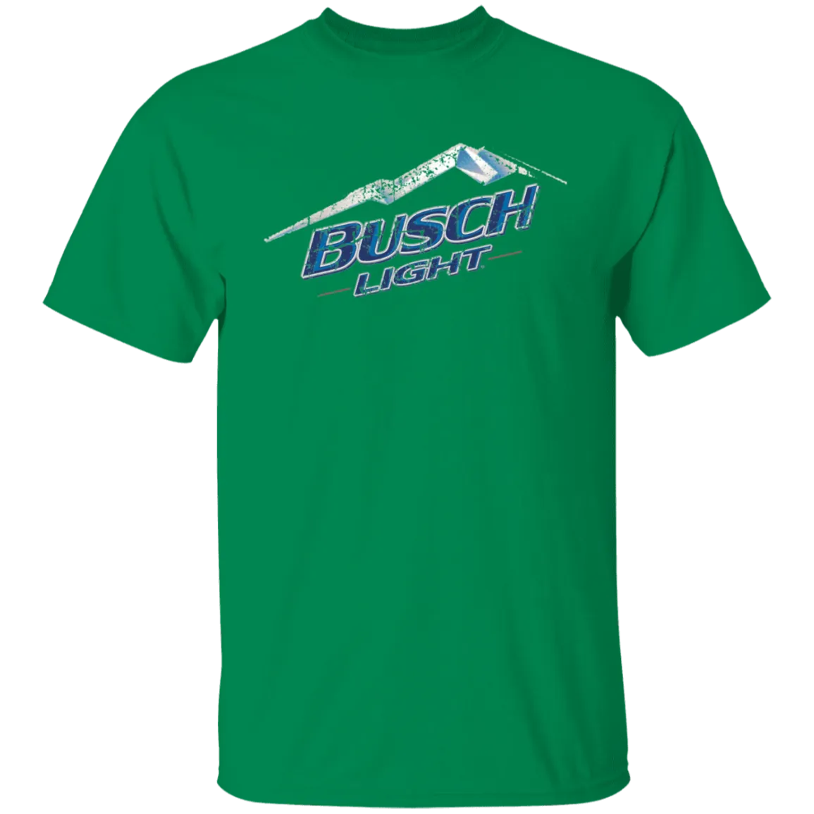 Busch Light Beer T-Shirt Custom Designed Color Worn Label Pattern