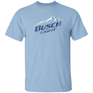 Busch Light Beer T-Shirt Custom Designed Color Worn Label Pattern