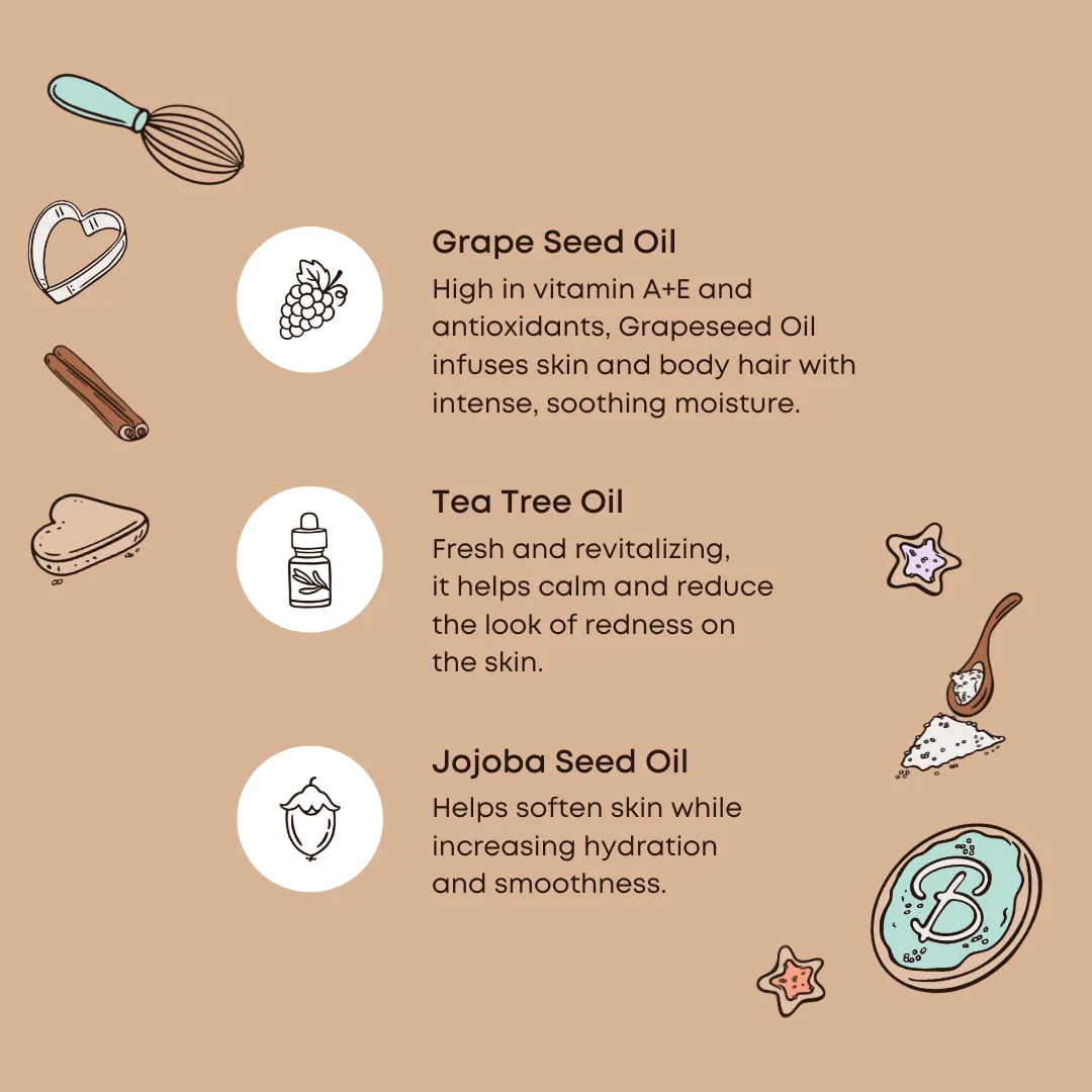 Bushbalm Ingrown Hair Oil - Sugar Cookie