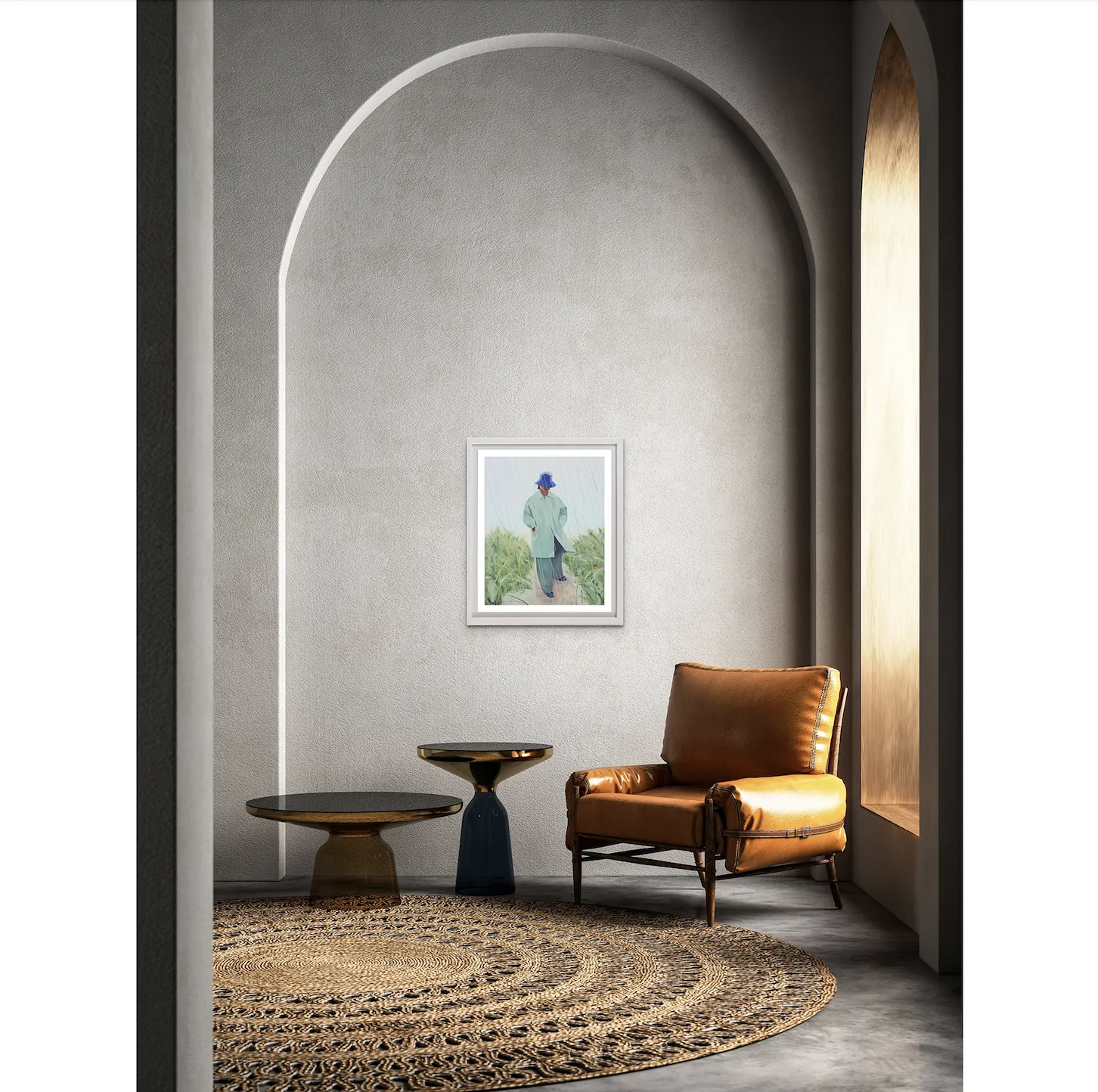 Caleb Hahne Quintana, A Place Only We Know, 2021; Limited Edition Print Framed in White Wood