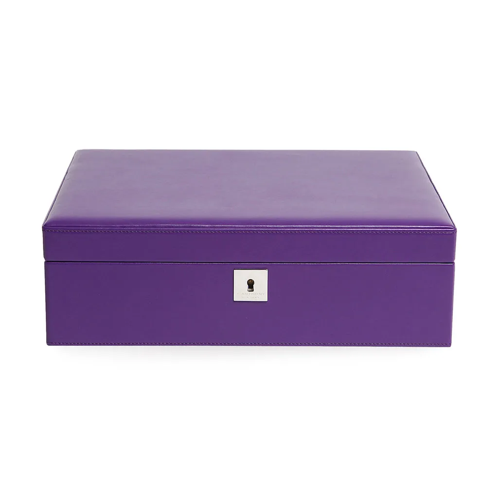 CALF LEATHER LARGE JEWELRY BOX