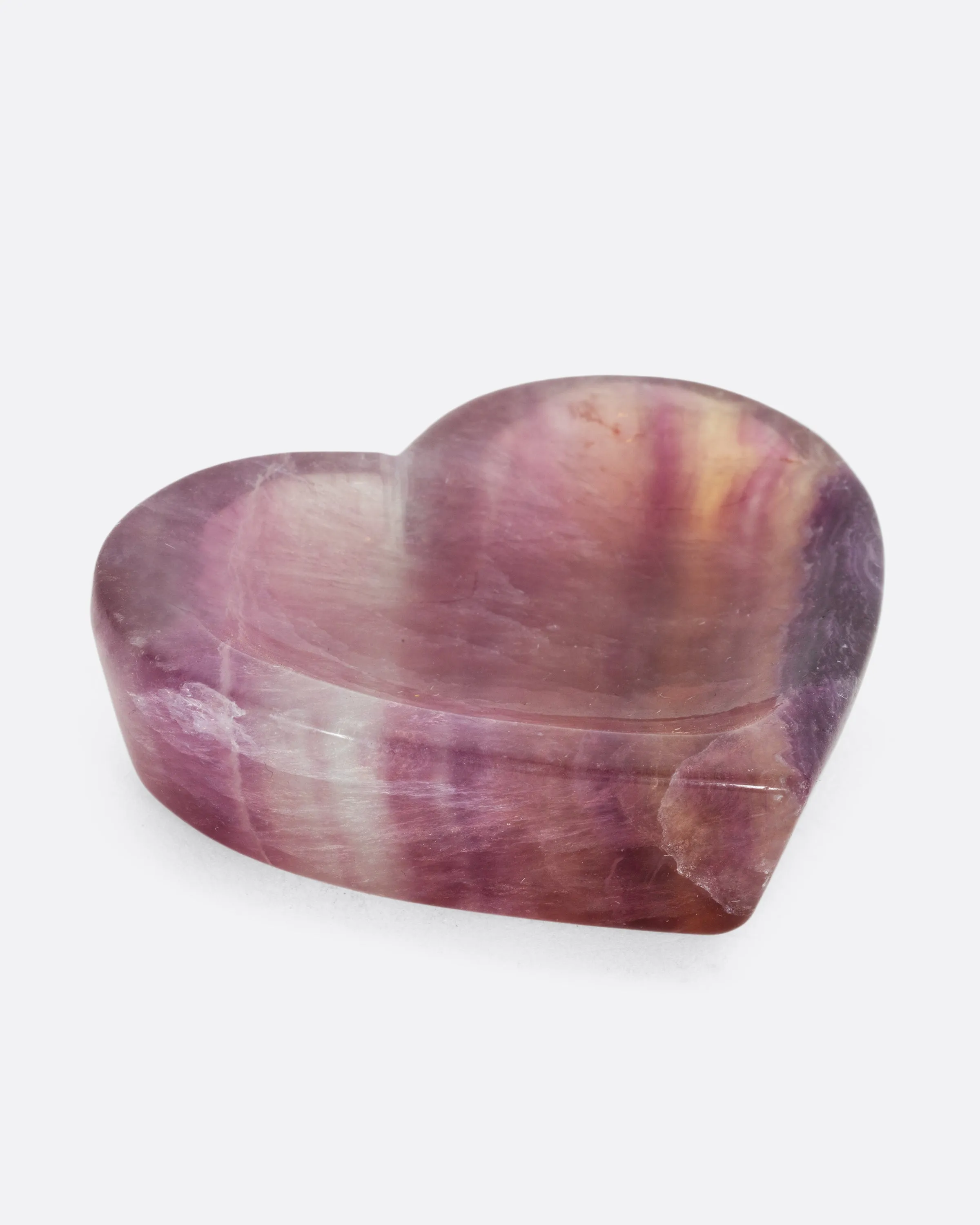 Candy Fluorite Heart Bowl