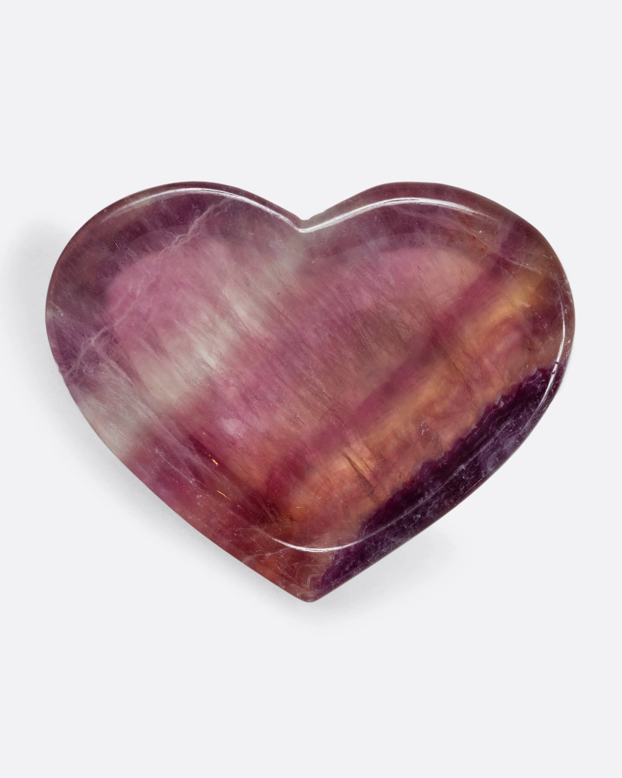 Candy Fluorite Heart Bowl