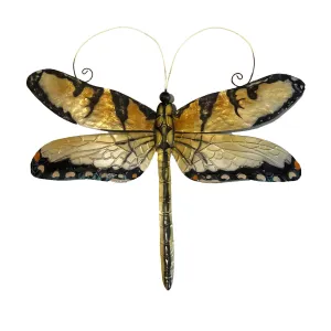 Capiz Shell Dragonfly - Gold & Blue
