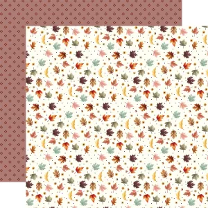 Carta Bella - Harvest - 12x12 Single Sheet / Leaves Are Falling