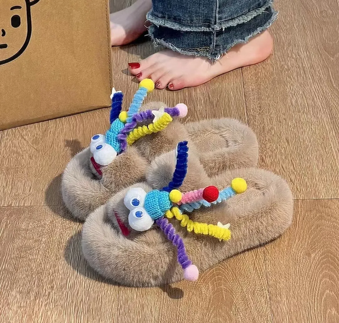 Cartoon Plush Slipper