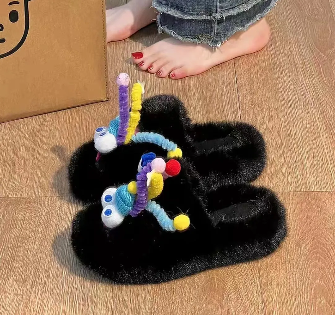 Cartoon Plush Slipper
